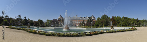 Jardines y fuentes del palacio real de Aranjuez