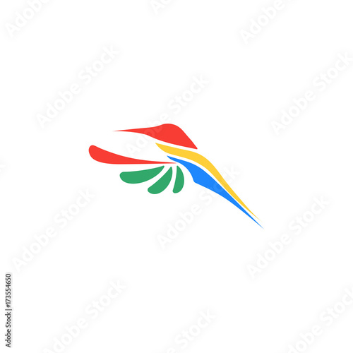 Free Download Hummingbird logo template for business industry, healthcare, spa - GFXLoad