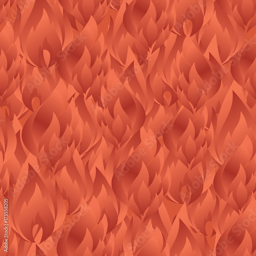 elegant seamless pattern with abstract fire flames for your design