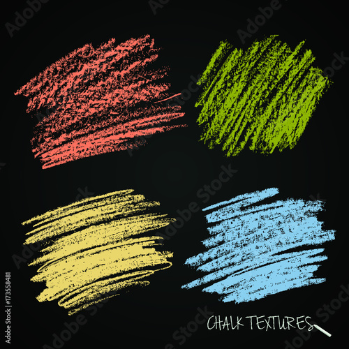 Textures strokes of chalk and charcoal. Pastel colors brushes. High resolution image. Expressive grunge template. Designed for registration of various design projects: posters, banners. Stock vector.