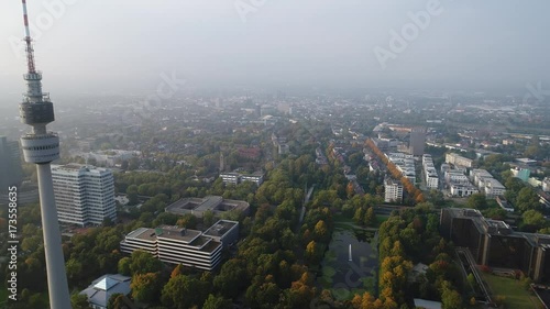Aerial View Dortmund Germany 