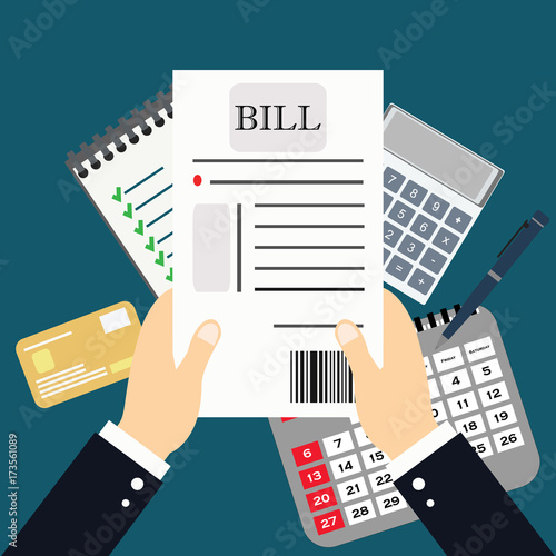 Business analyst, financial data analysis. - Illustration