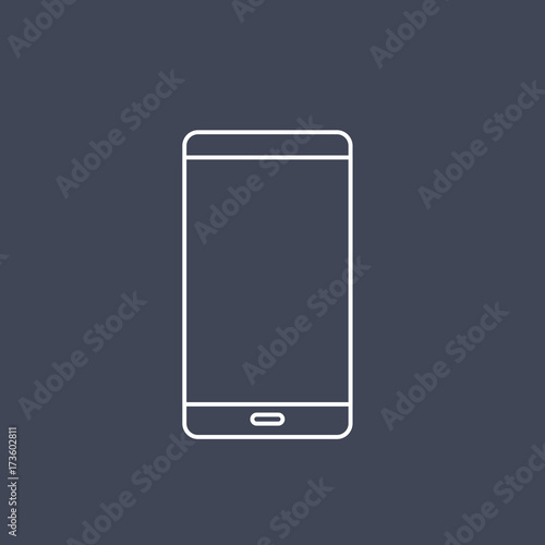 Vector of mobile phone icon