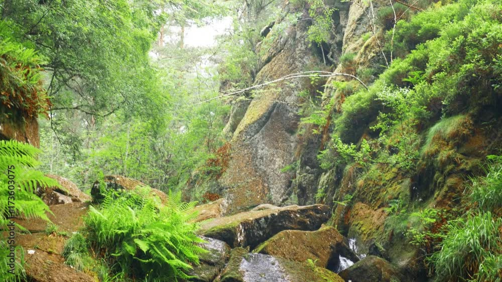 Burn O Vat Waterfall, Aberdeenshire, Scotland - Graded Version Burn O Vat Waterfall, Aberdeenshire, Scotland - Graded Version