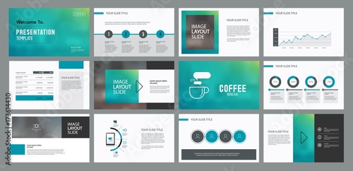 abstract business presentation template design and page layout design for brochure ,book , magazine,annual report and company profile , with infographic elements graph