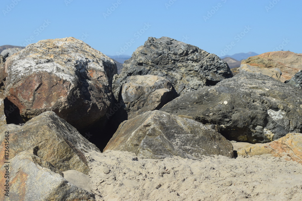 Beach Rocks, Ventura, CA