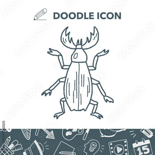 beetle doodle
