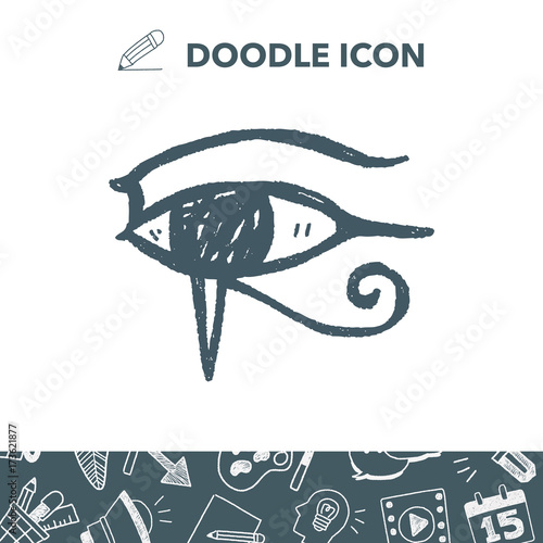 pharaoh eye doodle