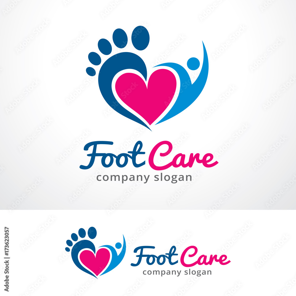 Foot Care Logo Template Design Vector, Emblem, Design Concept, Creative Symbol, Icon Foot Care Logo Template Design Vector, Emblem, Design Concept, Creative Symbol, Icon
