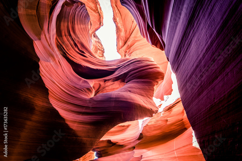 amazing shapes at antelope canyon, arizona