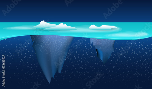 Icebergs, illustrating idea of big data