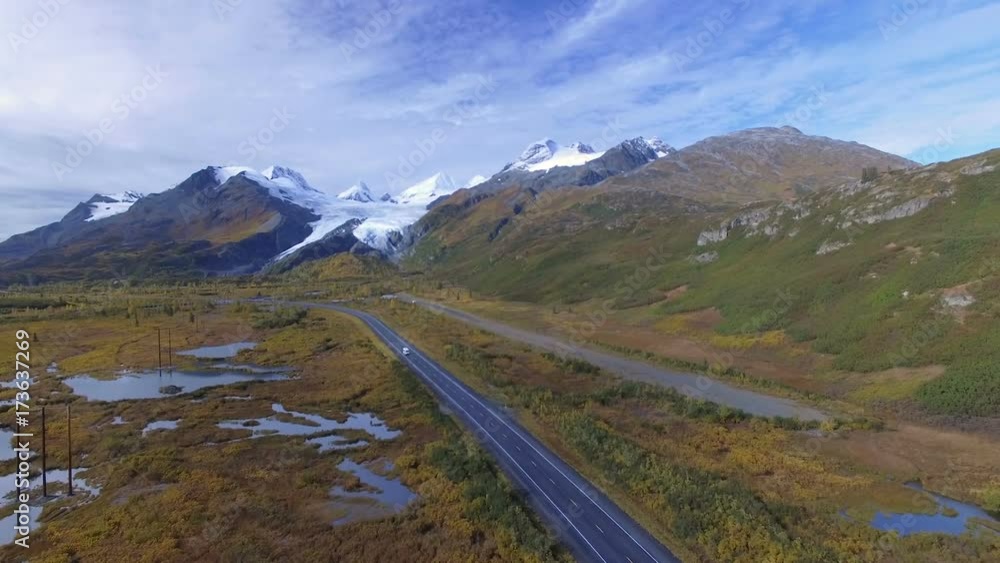 Flying to the Worthington glacier, Valdez, Alaska Flying to the Worthington glacier, Valdez, Alaska