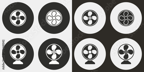 Fan - vector icon.