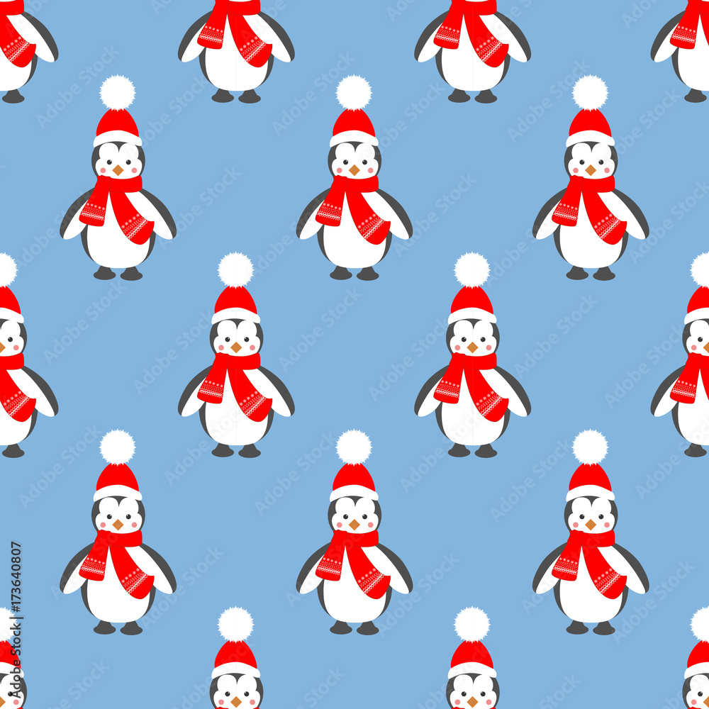 Penguin seamless pattern Penguin seamless pattern