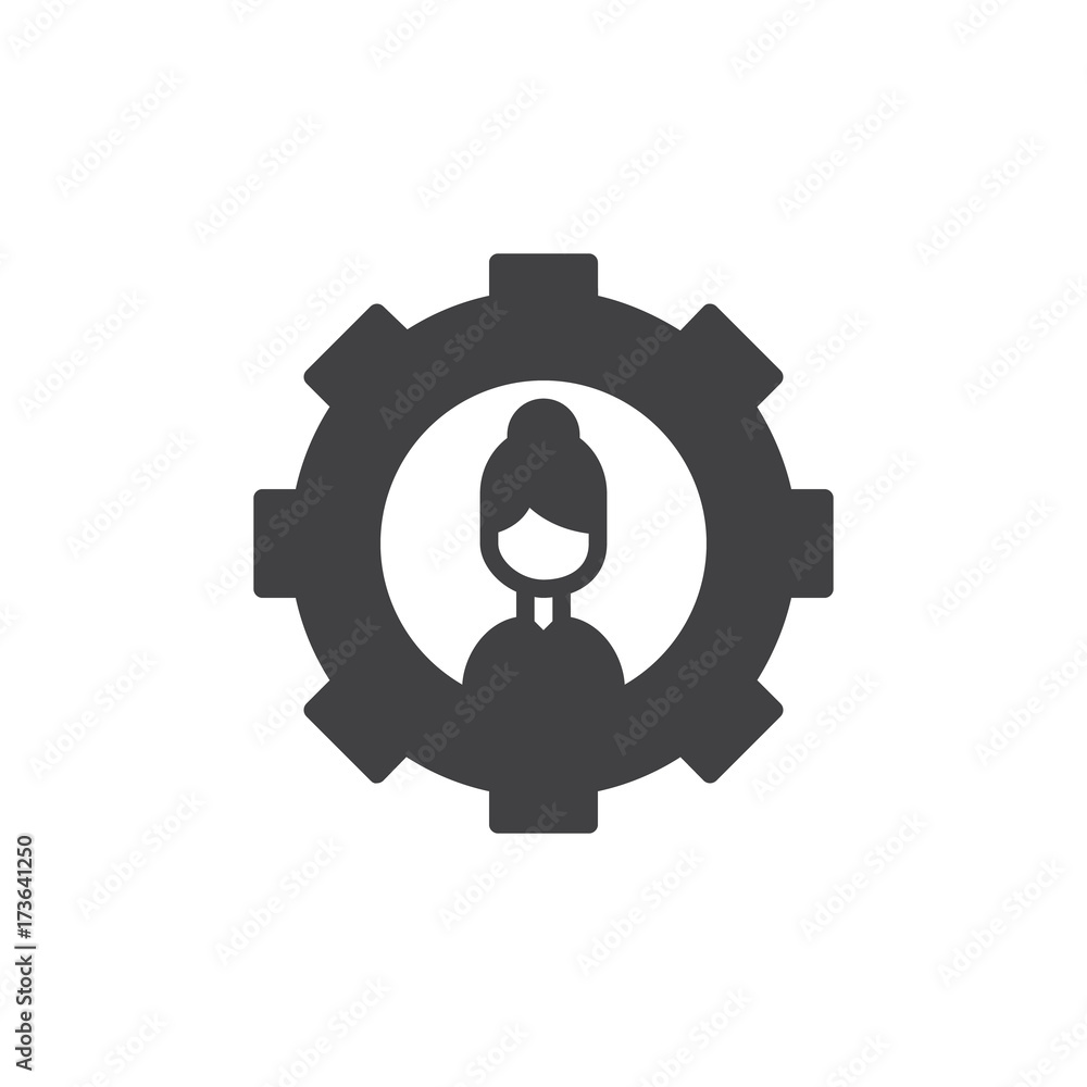 Setting icon vector, filled flat sign, solid pictogram isolated on white. Symbol, logo illustration. Setting icon vector, filled flat sign, solid pictogram isolated on white. Symbol, logo illustration.
