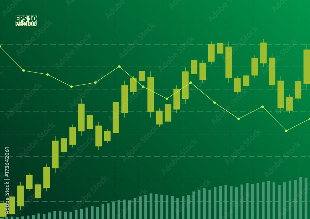 Abstract background with stock graph. Eps10 Vector illustration. Abstract background with stock graph. Eps10 Vector illustration.