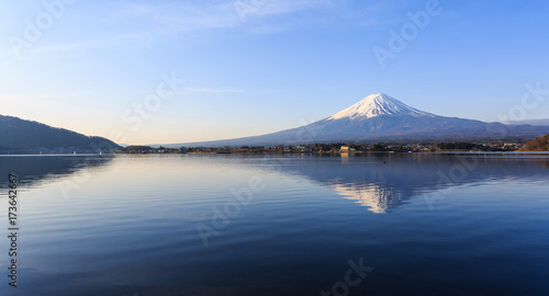 Mount fuji at Lake kawaguchiko. © amnach