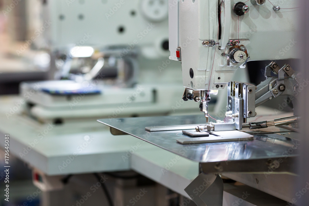 Sewing machines, nobody, dressmaker equipment