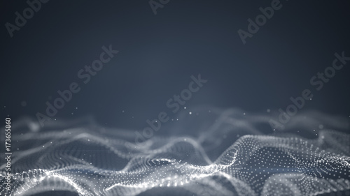 Dynamic futuristic shape abstract background
