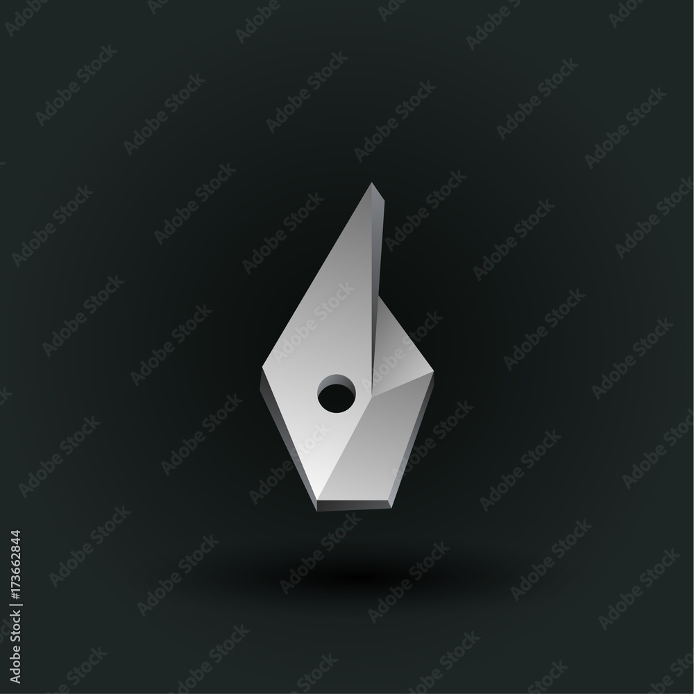 custom made wallpaper toronto digitalPolygonal vector number symbol. White low poly number six on a black background.