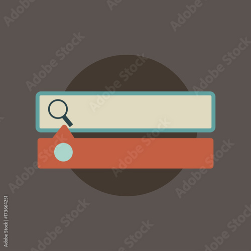 Illustration os searching design icon