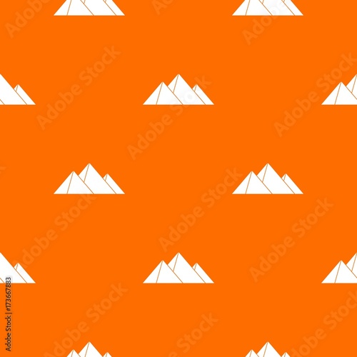 Pyramids pattern seamless