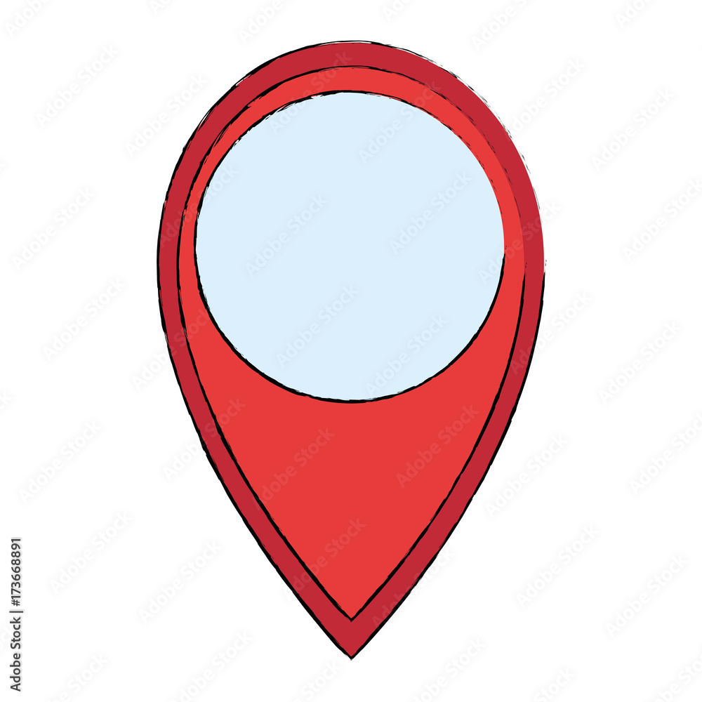 pointer location isolated icon pointer location isolated icon