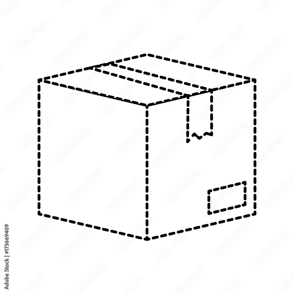 box carton packing icon