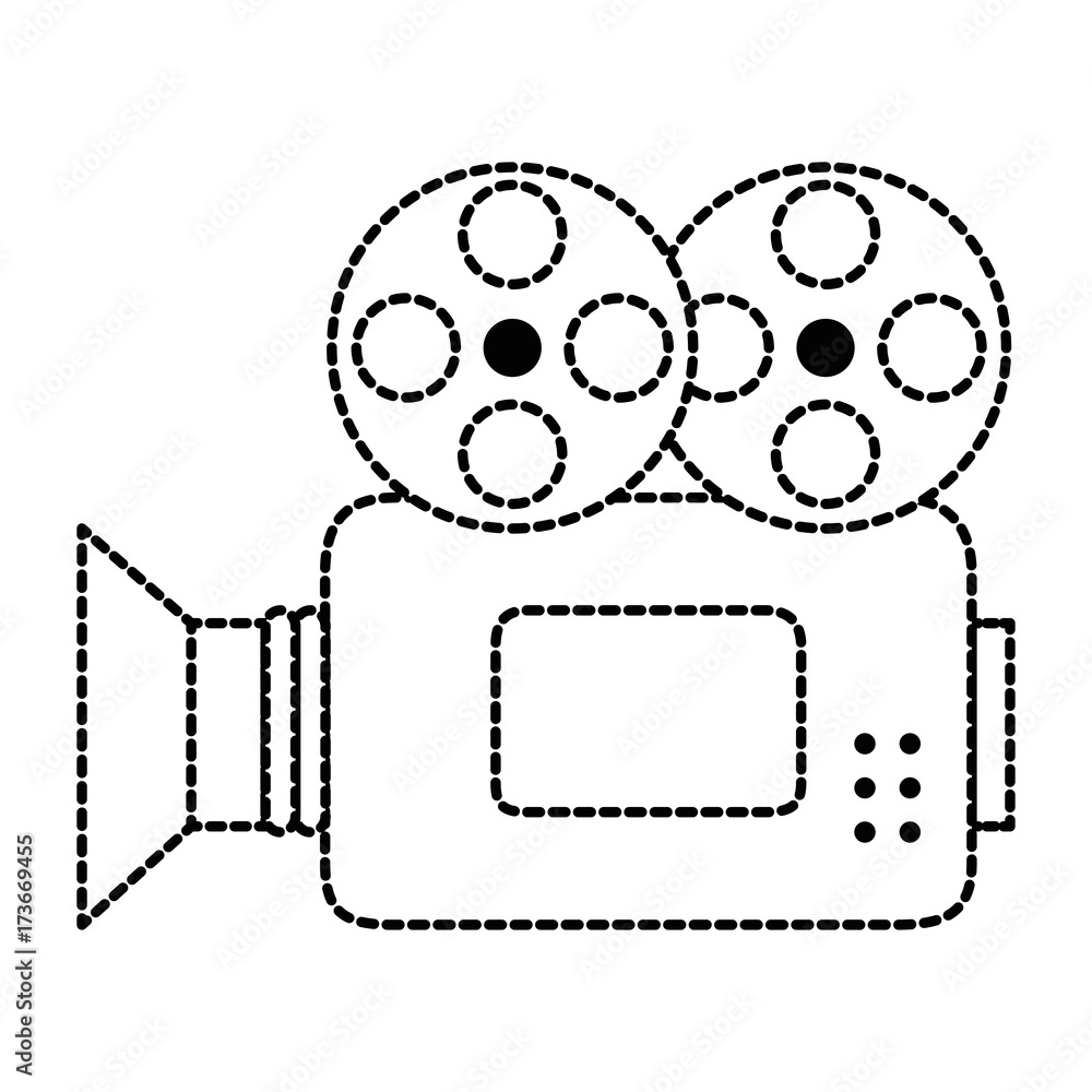 video camera isolated icon