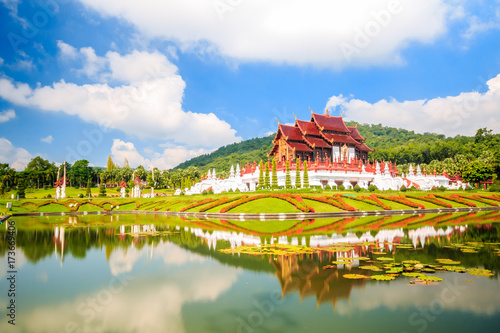 The royal flora,Ho Kum Loung in Ratchaphruek Park Chiang Mai , Thailand.