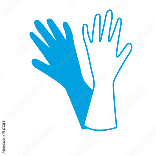 silhouette washing gloves design style to homework