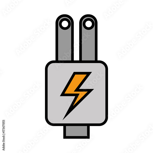 plug energy isolated icon