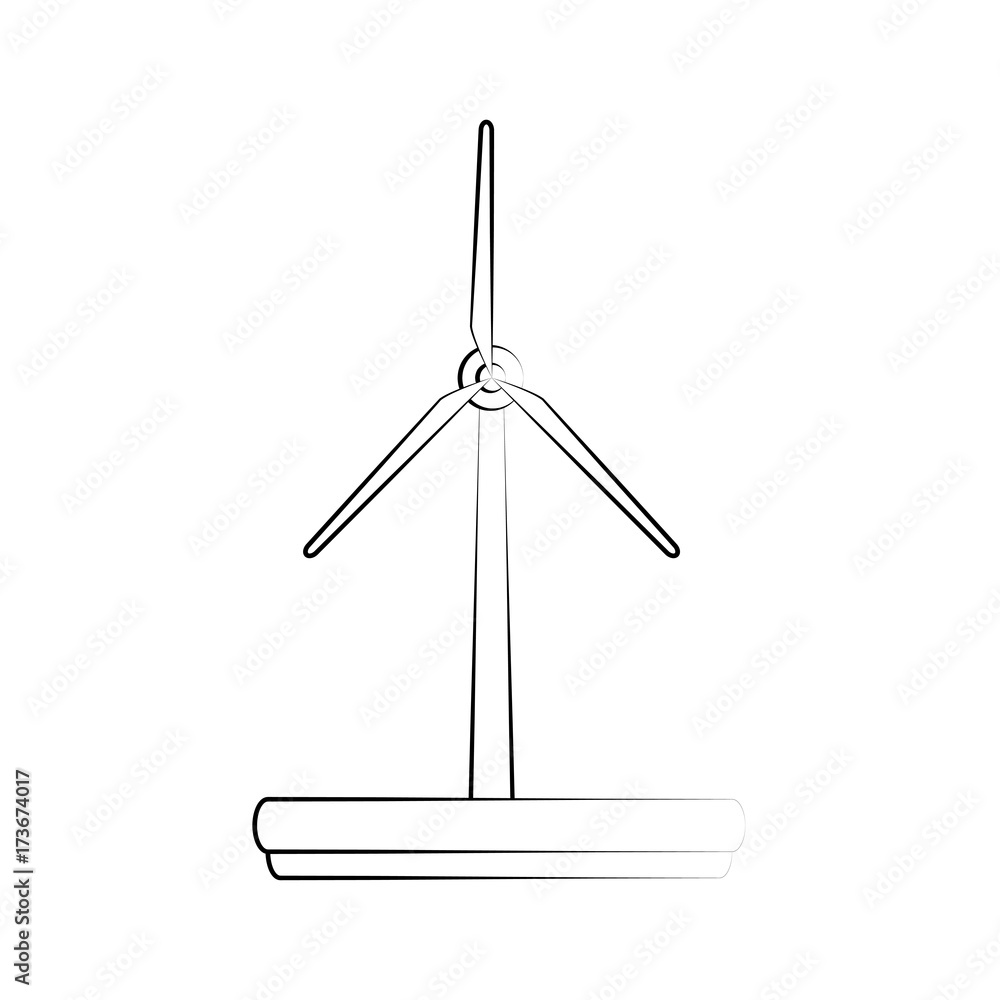wind power electricity generator vector icon illustration graphic design wind power electricity generator vector icon illustration graphic design