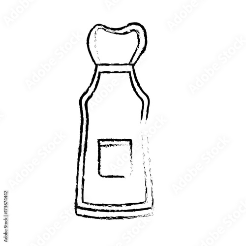 figure apron object design style to clean