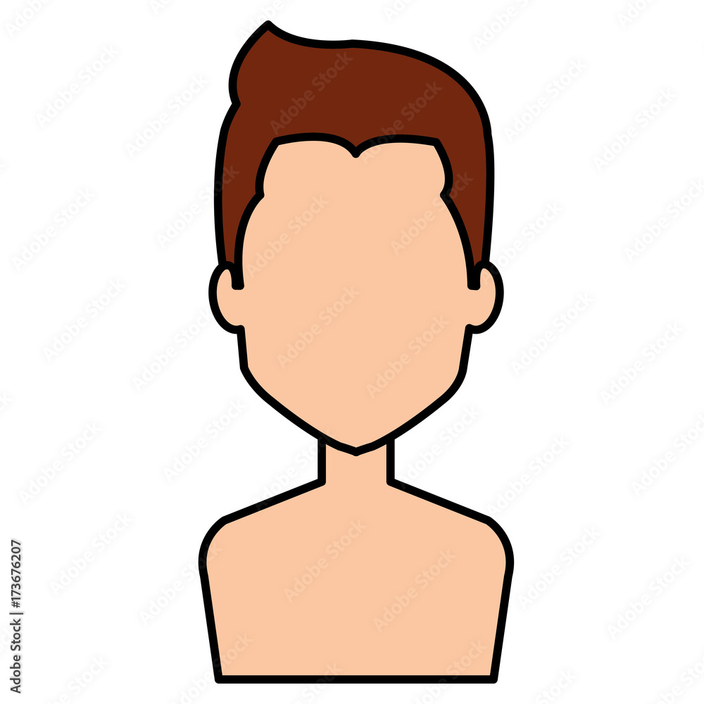 young man shirtless avatar character young man shirtless avatar character