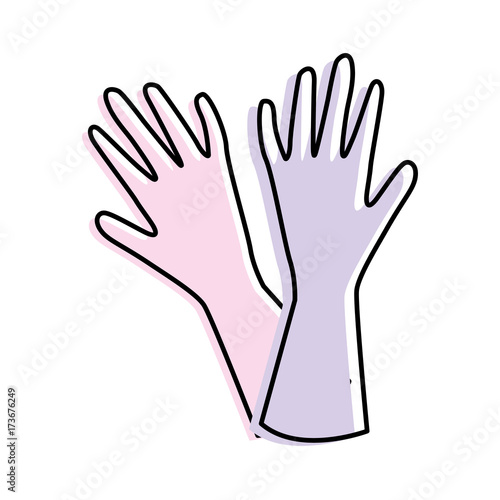 washing gloves design style to homework