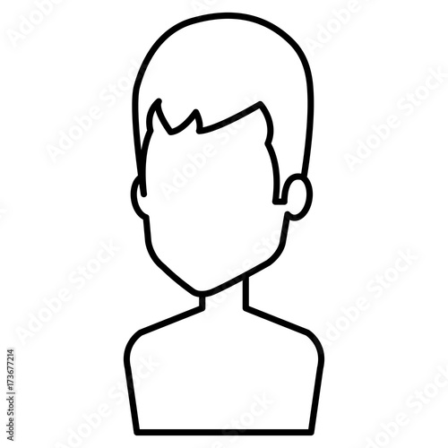 young man shirtless avatar character