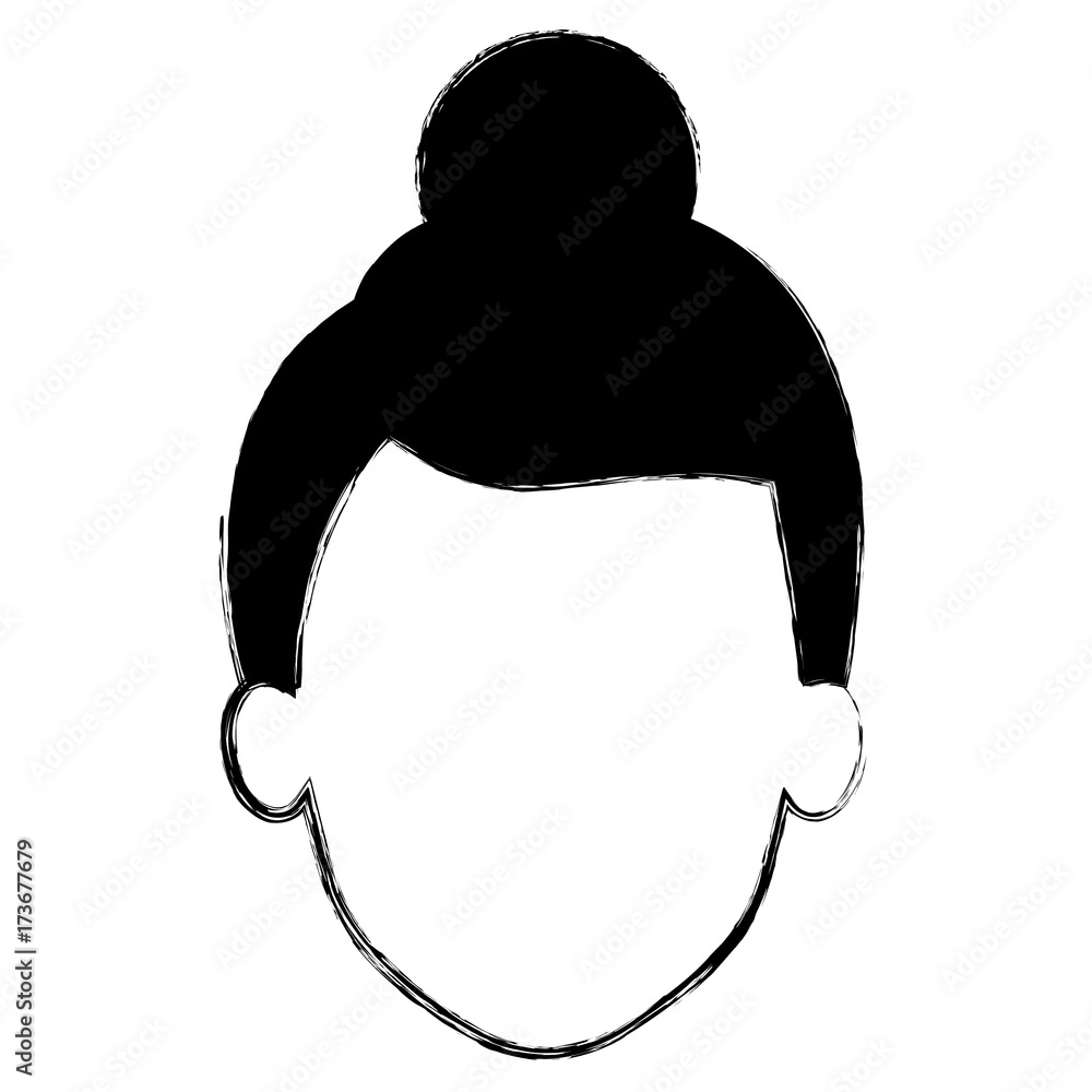 beautiful woman head avatar character vector illustration design beautiful woman head avatar character vector illustration design