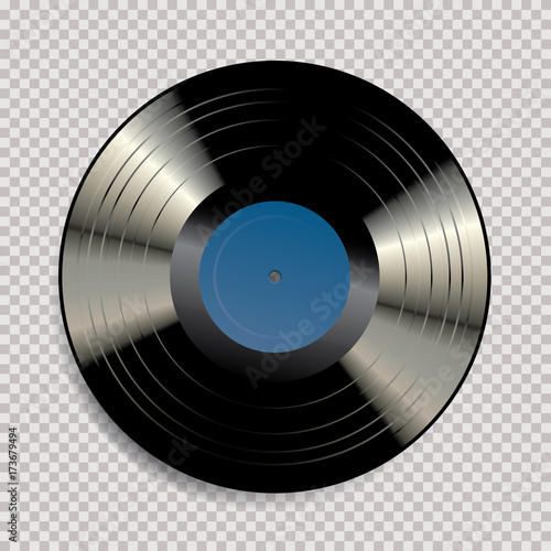 LP vinyl blue hole