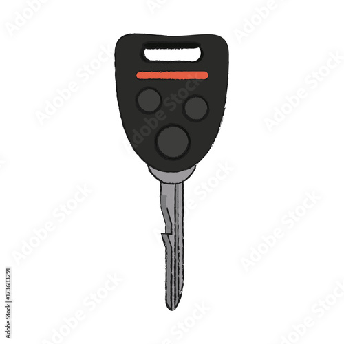 key car icon image vector illustration design