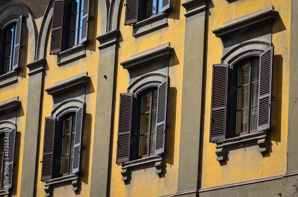 streets of Rome - arhitecture, buildings, ancient entrances, ancient windows
