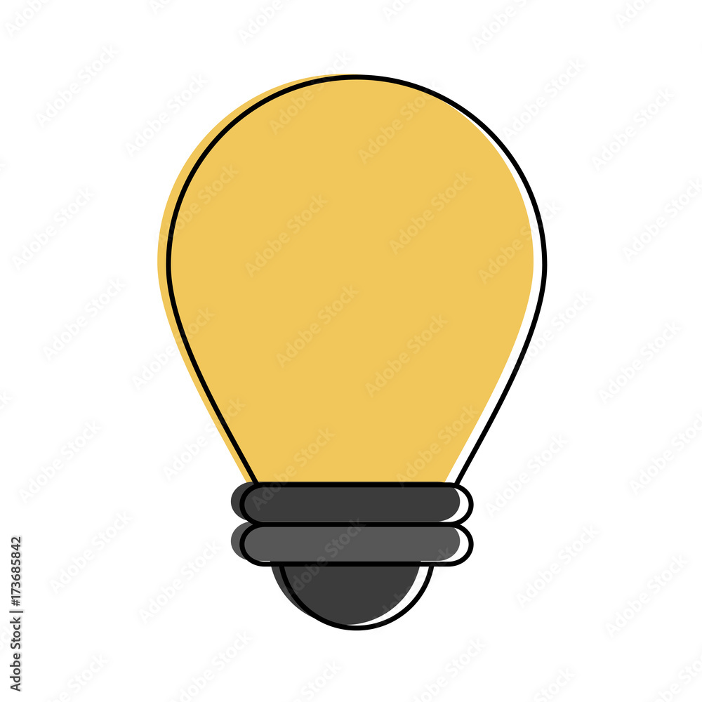 Obraz premium regular lightbulb icon image vector illustration design