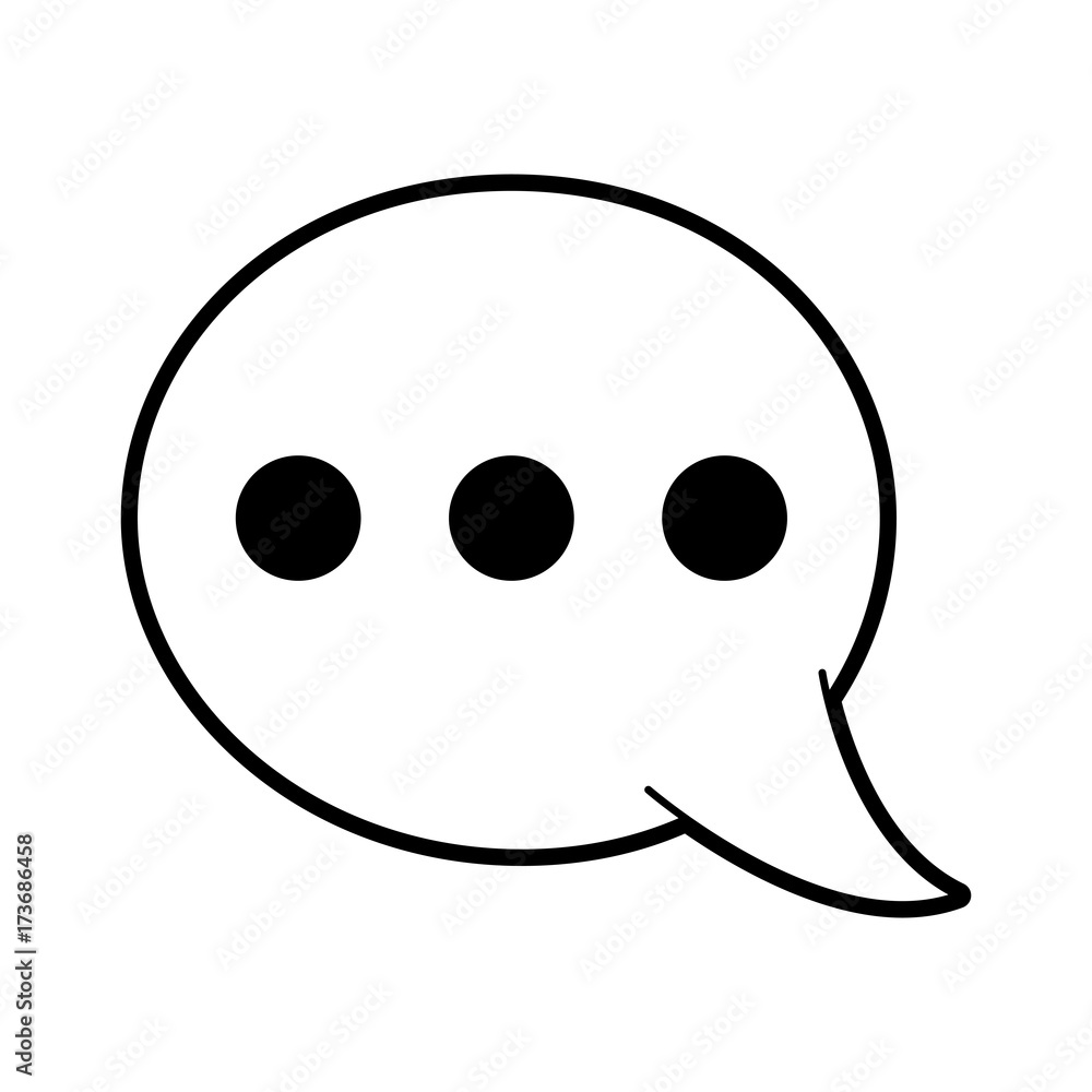 Fototapeta premium chat bubble icon image vector illustration design 