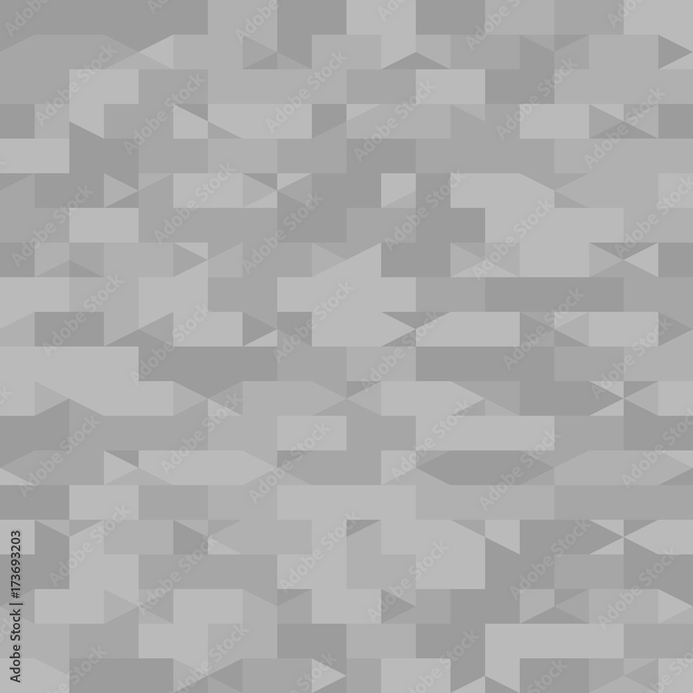 Gray pattern with right triangles and rectangles. Seamless vector background Gray pattern with right triangles and rectangles. Seamless vector background