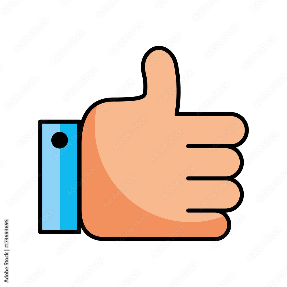 business hand man like approval vector illustration business hand man like approval vector illustration