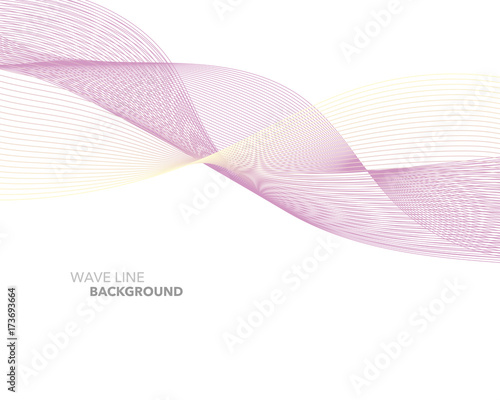 Elegant abstract vector web gradient wave line futuristic style background template