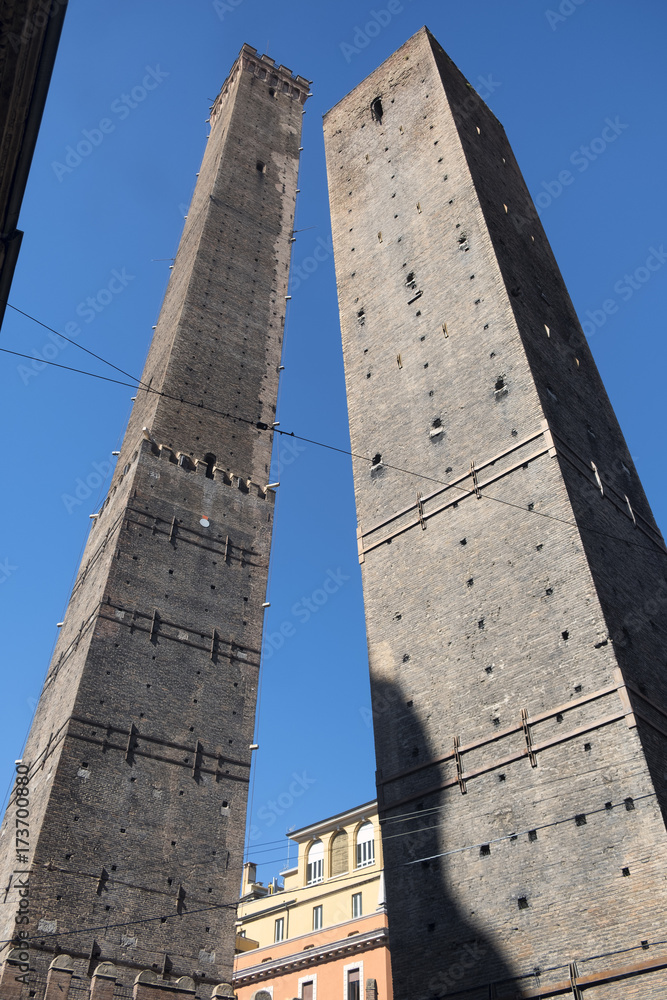 Bologna, the two towers