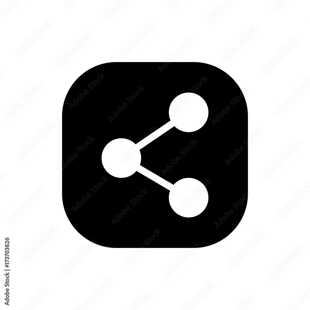 Share Square icon vector illustration Share Square icon vector illustration