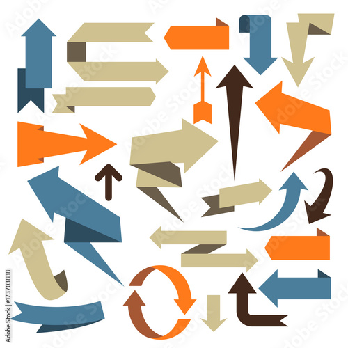 Arrow Set - volumetric arrow designs in different styles