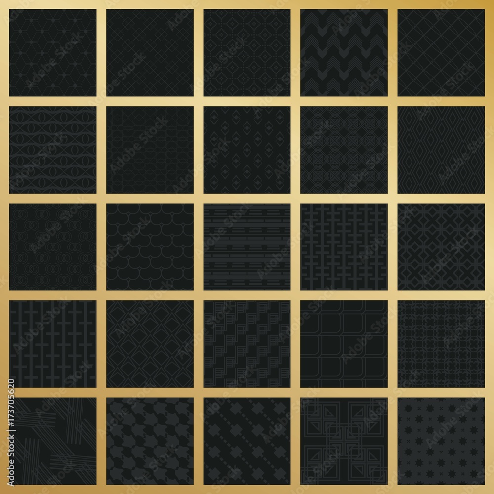 Abstract concept vector monochrome geometric pattern. Dark blue, gold minimal background. Creative illustration template. Seamless stylish texture. For wallpaper, surface, web design, textile, decor. Abstract concept vector monochrome geometric pattern. Dark blue, gold minimal background. Creative illustration template. Seamless stylish texture. For wallpaper, surface, web design, textile, decor.